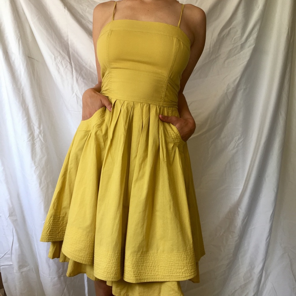 COPY - Perfect Yellow Summer Dress with Pockets!